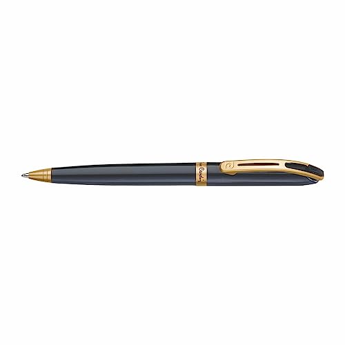Image of Pierre Cardin Premium Monte Rosa Satin Gold Finish Ball Pen With Twist Mechanism | Ideal For Rakhi & Festive Gifting | Blue Ink