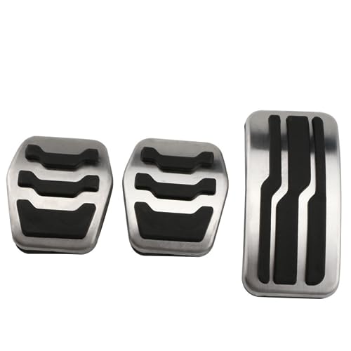Pédalier sport Ford Focus MK3 MK4 acier inoxydable accessoires voiture MT 3Pcs