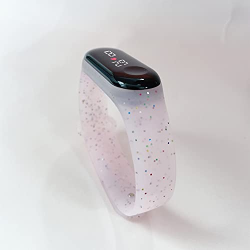 Reloj para niña Reloj de Pulsera electrónico multifunción LED Reloj Deportivo con Flash Digital para niños Relojes para niñas Relojes de Regalo para niñas (Color : Blue)