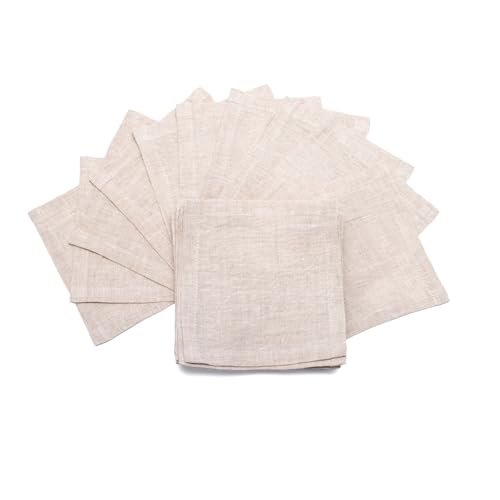 Servilletas de Cocktail de Lino 100% - Pack 24 miniatura 1