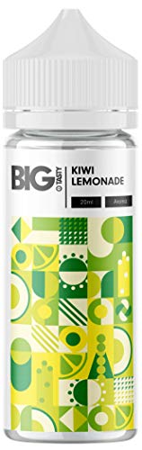 Big Tasty Aromakonzentrat Kiwi Lemonade, Shake-and-Vape zum Mischen mit Basisliquid für e-Liquid, Kein Nikotin, 20 ml… – Bild 4