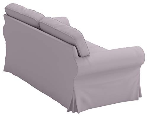 Image of Cotton Ektorp Loveseat Cover Compatible with IKEA 2 Seat Sofa Slipcover
