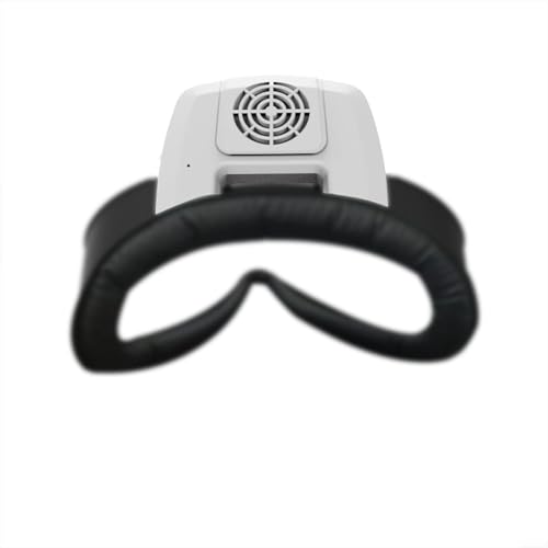 SMZhomeone Ventilateur de refroidissement pour casque VR Meta 3S, dissipateur de chaleur réglable avec design anti-buée, accessoire ABS VR pour jeux prolongés pour les sessions de jeu, blanc
