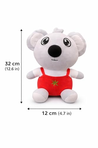 Image of Bear & Koala Combo Soft Toys for Kids - Cute Plush Stuffed Animal Set (Pack of 2) | Soft Cuddly Toys for Boys & Girls | Birthday Gift, Home Decor & Kids Play Toy (Color May Vary)