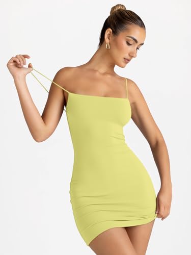 Image of LILLUSORY Women's Mini Sexy Bodycon Dress 2026 Spring Summer Going Out Short Backless Party Club Dresses Y2k Clothes
