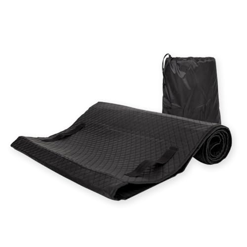 AutGuangel Mechanic Creeper Rolling Mat with Storge Bag, 60''x28'' Zero Ground Clearance All Terrain Automatic Creeper Mat for Working on Uneven Surfaces