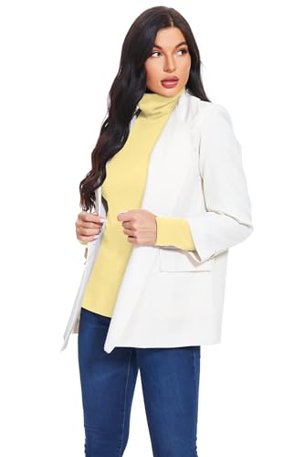 Image of TAIPOVE Cotton Fleece Lined Turtleneck Top for Women Long Sleeve Mock Turtle Neck Lightweight Sweater Thermal Underwear Shirt