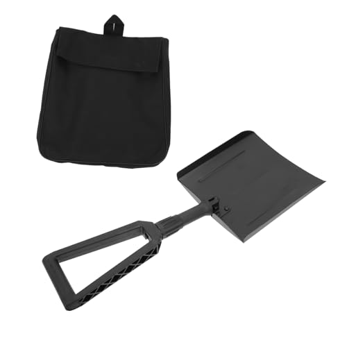 DECOMELODY Folding Snow Shovel Snow Removal Tool Retractable Ice Shovel for Winter Mud Removal Sturdy Design 1 Set