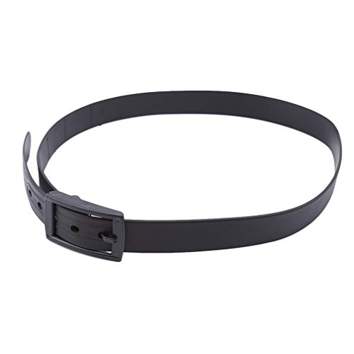 Plastic Belt Candy Color Silicone Rubber Belt Smooth Buckle for Women Men,black3