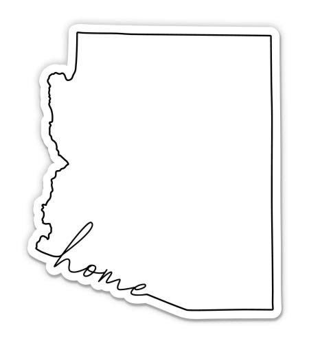 Squiddy Arizona Home - Vinyl Sticker - Large Size (11