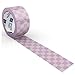 Cute Lavender Purple Decorative Printed Packaging Tape, Checkerboard Pattern Packing and Shipping Tape for Small Business Packaging Supplies, Heavy-Duty 2.6mil, 1.88