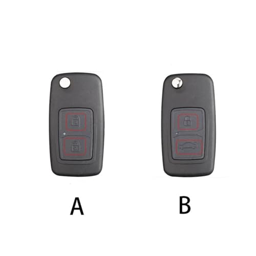 Coque de clé Chery A5 Tiggo E5 Plip 2 boutons SUFC pour boîtier de télécommande auto