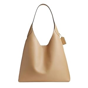 Coach Brooklyn – Bolso de hombro 39, Beige Bronceado, Talla única