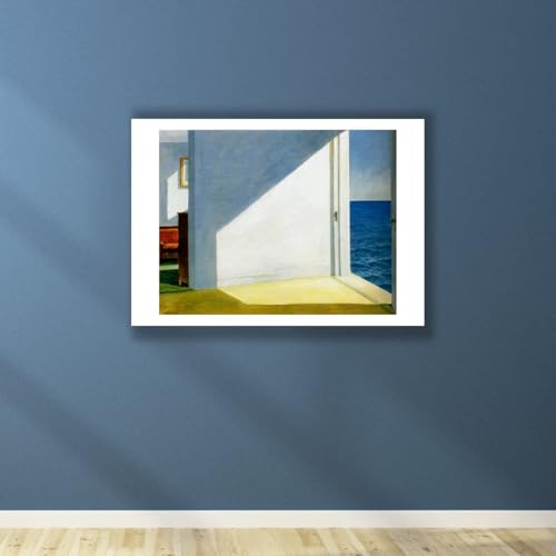 Edward Hopper Rooms by the Sea impression d'art mate format medium par Spiffing Prints