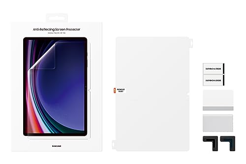 Image of Samsung Galaxy Tab S9+ 31.50 cm (12.4 inch) Dynamic AMOLED 2X Display, RAM 12 GB, ROM 256 GB Expandable, S Pen in-Box, Wi-Fi + 5G Tablet, Beige with S9 Plus Screen Protector, Transparent