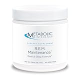 Metabolic Maintenance R.E.M. Maintenance Powder - Natural Relaxation Support Supplement with Magnesium, Melatonin, 5-HTP + Potassium - Easy Drink Add-in, No Fillers (366g / 60 Servings)