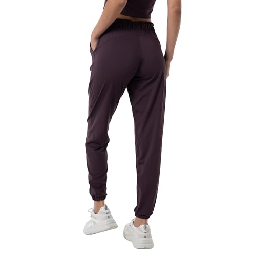 Image of Haowind Joggers for Women with Pockets Elastic Waist Workout Sport Gym Pants Comfy Lounge Yoga Running Pants
