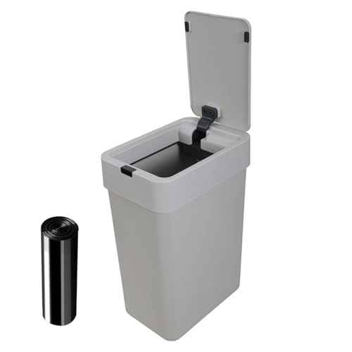 Poubelle pour petits appartements avec capteurs de mouvement et design 9L