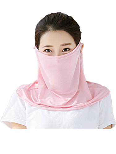 Sun Protection Face Mask Single Layer Neck Gaiter Lightweight Summer Protection Scarf Bandana