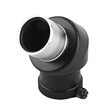 1.25inch 45 Degree Erecting Prism Optical Prism, Diagonal Adapter ZenithDiagonal Prism with Covers, 1.25in 45 Degree Prism for Astronomical Telescope