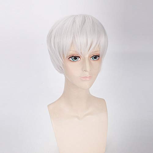 2019 Anime Tokyo Ghouls Ken Kaneki Cosplay Wig Girls Boys Uta Short Black Grey White Synthetic Hair Wigs One Size Ken Kaneki Black Wig