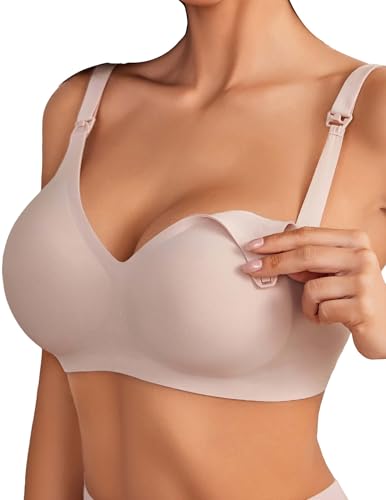 Image of Avidlove Women's Seamless Bras Nursing Bras for Breastfeeding Tshirt Everyday Bra