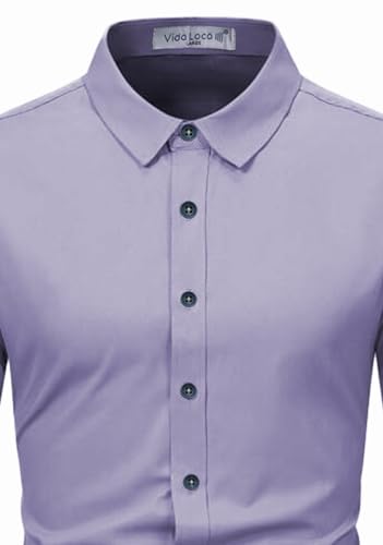 Image of Vida Loca Full Sleeve Spread Collar Cotton Blend Casual, Festival Stylish Slim fit Shirt for Men and Boys.