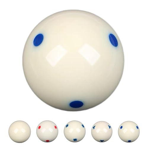Bola blanca de billar de grado AAA y 57.2 mm con sistema visual de 6 puntos