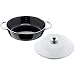 Produktbild Silit Professional Servier-Schmorpfanne 28 cm, Bräter mit Glasdeckel, Schmortopf 4,1l, Silargan Funktionskeramik, hoher Rand, Induktion, schwarz
