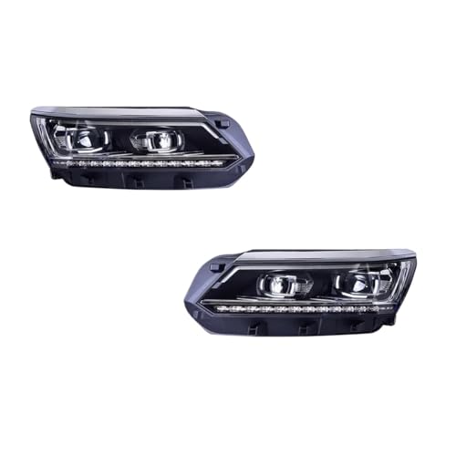 Faros delanteros para Passat B7 2017-2020 con luces DRL y antiniebla integradas