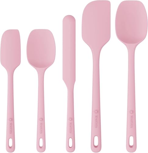 ChefAide 5-Piece Silicone Spatula Set