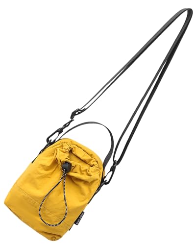 HAUMAUH Bandolera para Hombre y Mujeres - Bolsa para Botella De Agua, Móvil - Pequeño Bolso para Senderismo, Viaje, Entrenamiento, Ciclismo, Festival De Música, Playa