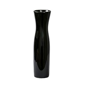 Petit Vase Moderne Vase Noir, la Mode Cheongsam Vase Céramique, Vase Art Nouveau, Décoration Idéale pour Le Ménage, Bureau, Mariage, Fête