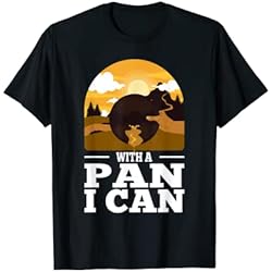 Sartenes Gold Pan Con una sartén puedo Gold Panning hombres Gold Pan Gold Prospector Camiseta