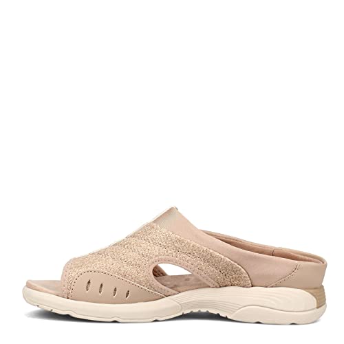 Image of Easy Spirit Womens Traciee 2 Memory Foam Wedge Sandals Tan 8.5 Wide (C,D,W)