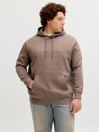 JACK & JONES Male Kapuzenpullover Plus Size Logo Kapuzenpullover – Ansicht 3