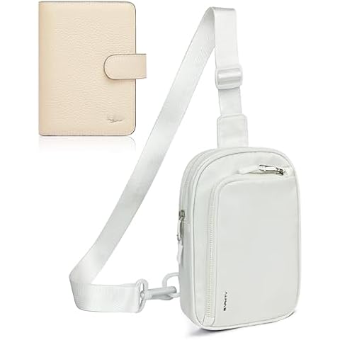 BAPHITY Small Sling Bag for Women and Men, Crossbody Bag Trendy, Leather Passport Wallet for Travel Cover