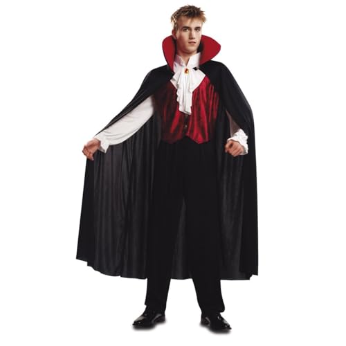 Déguisement de vampire gothique homme taille XXL multicolore avec cape