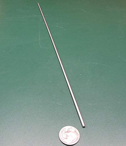 316 Stainless Steel Hardened Shaft 2mm Diameter x 400mm Long 1 pc