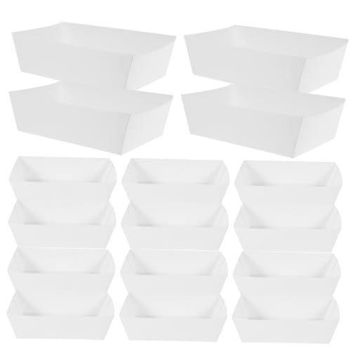 ABOOFAN 100pcs French Fries Paper Containers Bulk Snack Food Boats for Parties