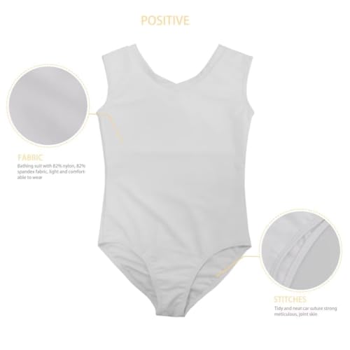 Image of Mumeson Girls One Piece Swimsuits Lightweight V-Neck Swimwear Bathing Suits for Little Girls 3-14 Years