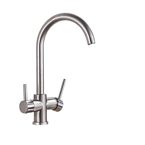 Robinet d'évier de cuisine noir mat mitigeur moderne pour évier