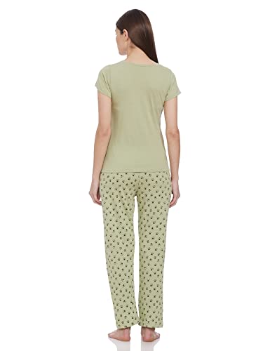 Image of Clovia Women's Cotton Graphic Print Pajama