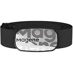 Magene H603 Chest Strap Heart Rate Monitor, ANT+ and Bluetooth Compatible with Fully Adjustable Strap, iPhone & Android Compatible