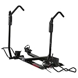 Yakima EVO Premium 2 Bike Capacity Tray Hitch Mount Bike Rack with Tool Free Locking SpeedKnob, Tilt Mechanism, and KickStart Foot Pedal, Black
