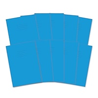 Hamelin A4 10 Mm Squared 64 Pages Exercise Book - Light Blue (Pack - View #11
