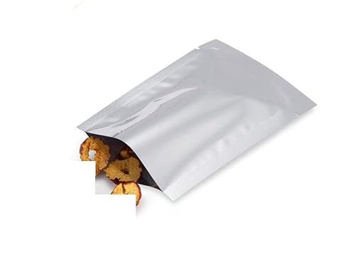 Memashop.com Aluminium Foil My-lar Bag Va-cuum Sealer Coffee Soap Stuff Food Storage Package Pouch (6 x 9cm) Pack of 100Pcs