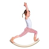 Balance Board Wobble Board - Balance Boards for Adults - Wooden Wobble Balance Board for Kids and To