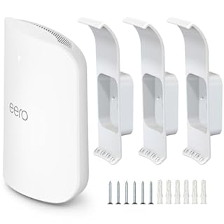 eero Max 7 Wall Mount, Wall Brackets ABS Router Holder Compatible with eero Max 7 Extender Space Saving (3 Pack)