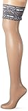  Fiore - Halterlose Str�mpfe Melita mit Spitze 20 DEN , Grey , S (2)